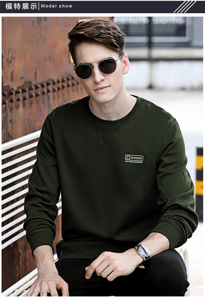 Sweatshirt homme ZHAN en Coton - Ref 3129513 Image 14