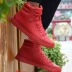 Li Ning giày thông thường Giày nam hàng loạt Wade Velcro thời trang cổ điển giày cao cổ cho nam giày anta nữ Dép / giày thường