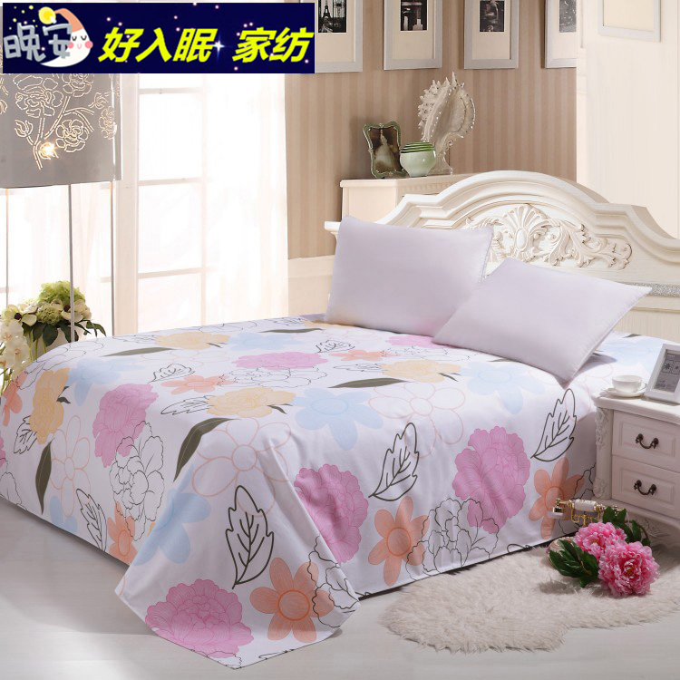 Cotton cũ thô vải tấm mảnh duy nhất 1.8 m giường 1.5 cotton linen đơn tatami linen vải tùy chỉnh lớn duy nhất