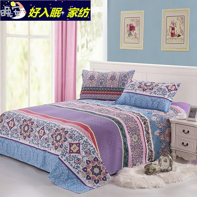 Cotton cũ thô vải tấm mảnh duy nhất 1.8 m giường 1.5 cotton linen đơn tatami linen vải tùy chỉnh lớn duy nhất