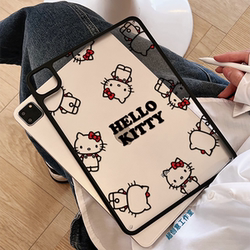 슈퍼 크리에이티브 및 9 세대 커버리스 IPAD11 보호 케이스 10 세대 10.9 Katie 10.2 인치 아크릴 AIR45MINI76 하드 리어 케이스 13 인치 Pro11/12.9 자기 흡입 2018 모델 9.7