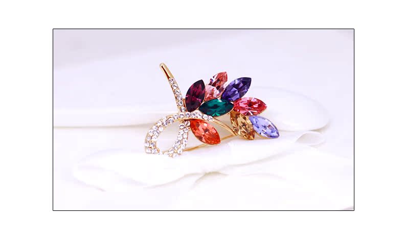 Broche femme ZABRINA en cristal autrichien - Ref 1178224 Image 12