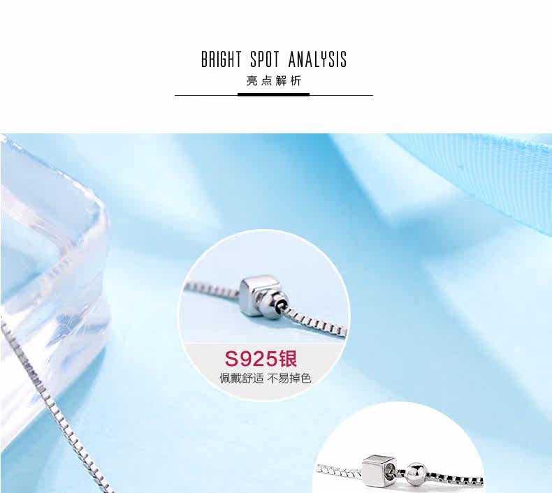 Bracelet de cheville Femme ZABRINA en Argenterie - Ref 3102082 Image 10