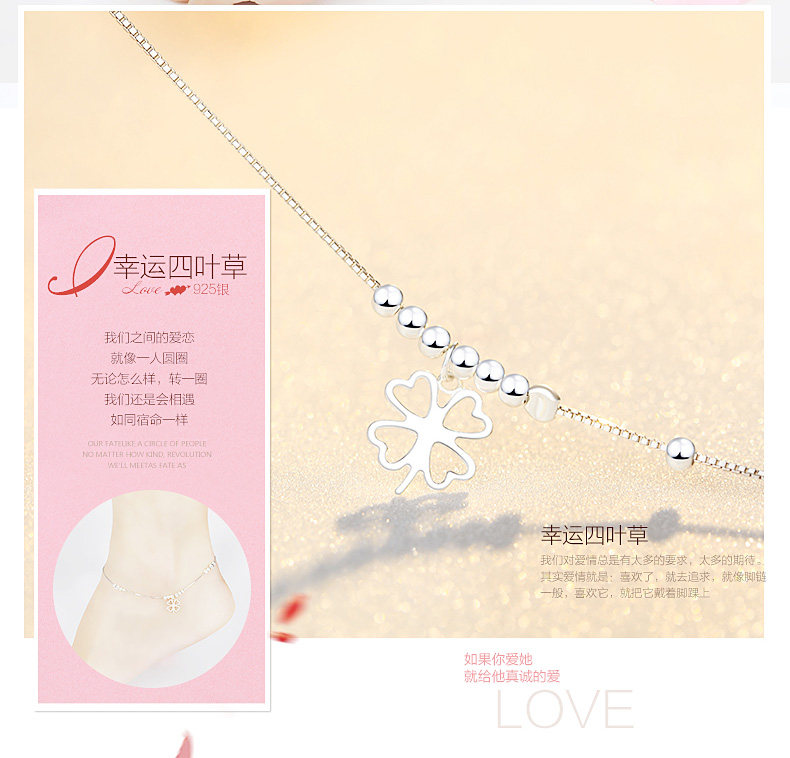 Bracelet de cheville Femme ZABRINA en Argenterie - Ref 3103530 Image 7