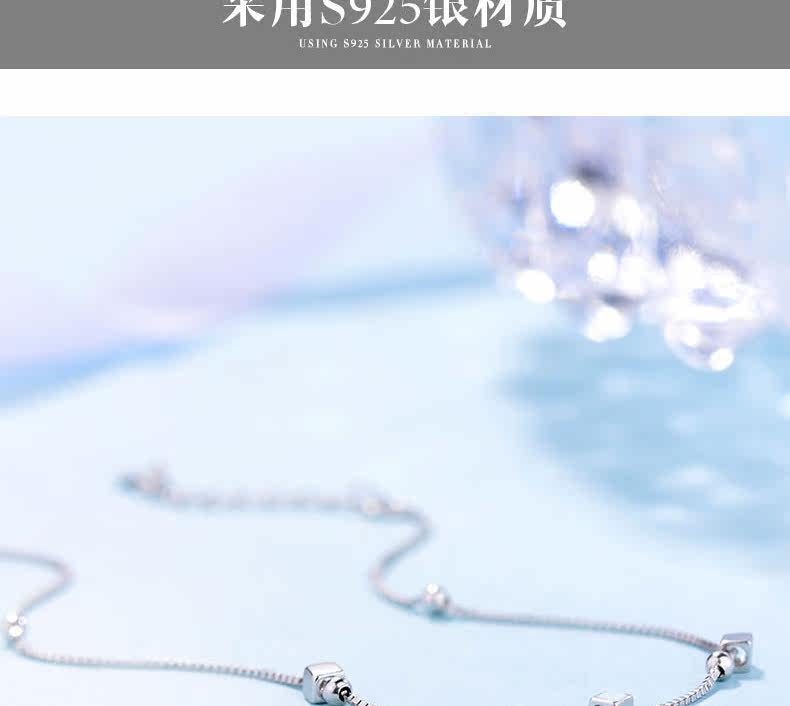 Bracelet de cheville Femme ZABRINA en Argenterie - Ref 3102082 Image 13