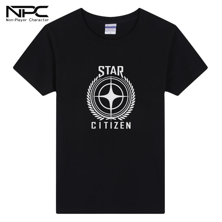 Star Citizen Game Merchandise Men's T-Shirt Short-Sleeve Cotton Round Neck Summer New Loose Large Size Fashion Personalized T-Shirt