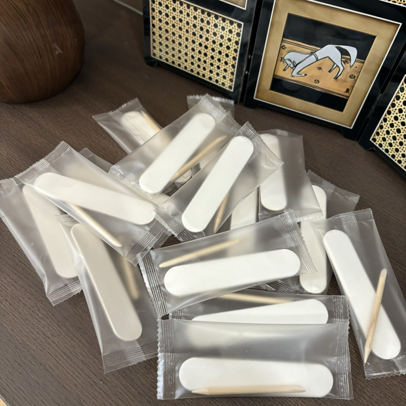 Extra-Large 180-Grit Nail File Set, Individually Packaged, Wearable Nail Care Wooden Sticks, 100 Pieces, Can Be Used to File Natural Nails