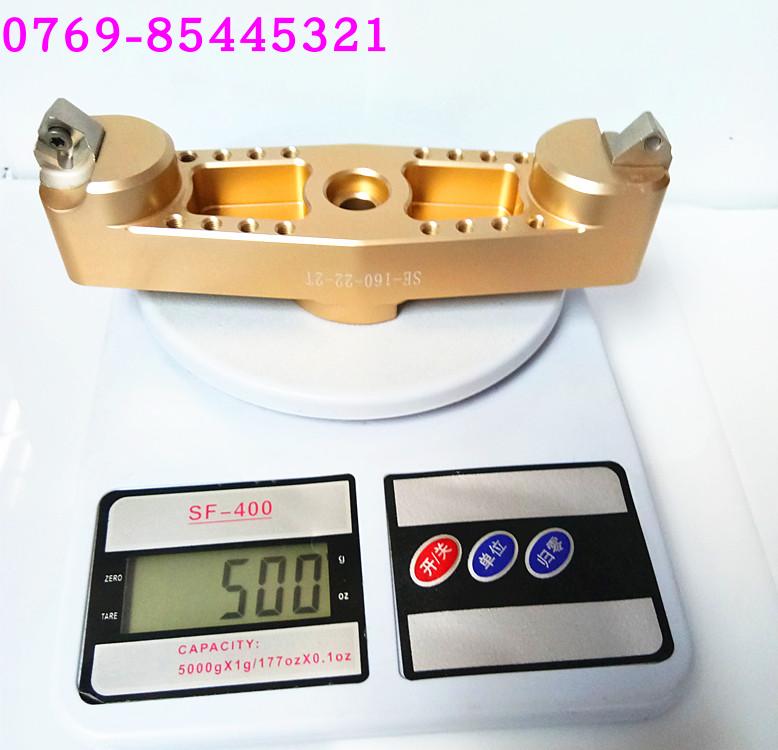 Face milling cutter 2-edge bridge type fine-tuning cutter head ultra-light high-gloss milling cutter head CNC BT30BT40BT50R8C20 handle