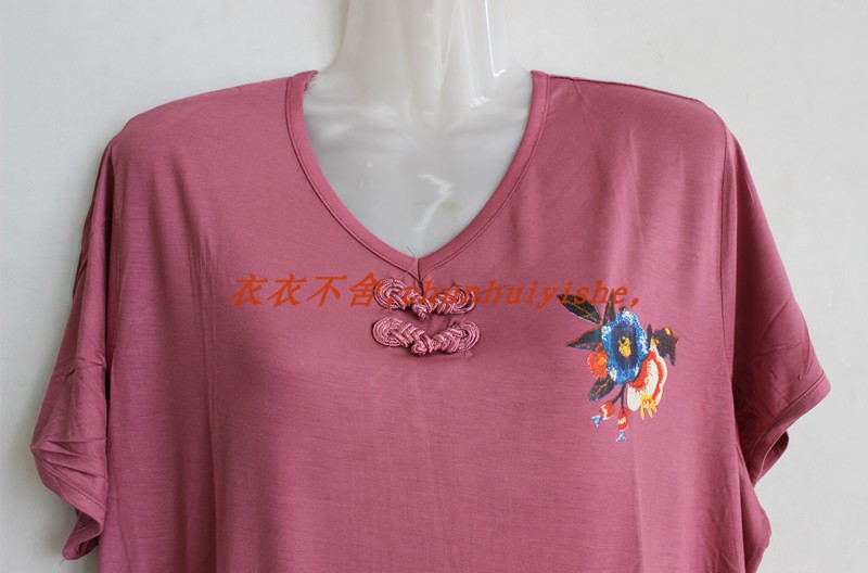 Sản phẩm mới khuyến mãi áo vest ngắn tay cho phụ nữ trung niên mùa hè nửa tay áo ngọn mẹ cộng với phân bón XL bà - Quần áo của mẹ áo đầm đẹp tuổi 40