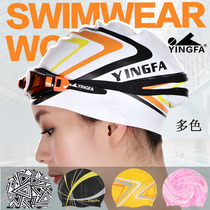 Yingfa silicone swimming cap for men and women cool print swimming cap personality full of precipitation resistance to protect hair