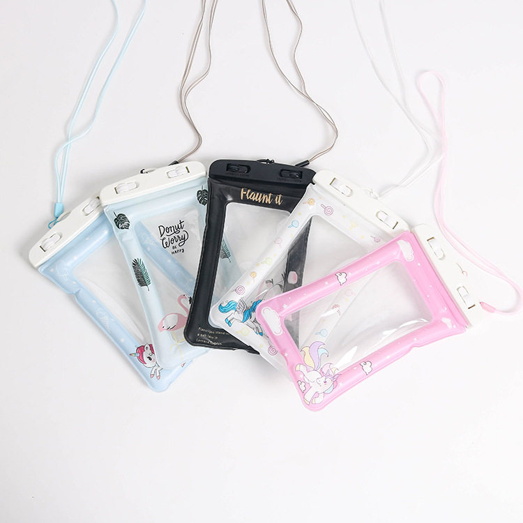 Takeaway swimming mobile phone waterproof bag diving touch screen spa oppovivo can touch the apple 7plus6 universal