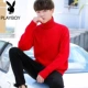 Áo len cổ lọ cao cổ Playboy xu hướng mùa thu Hàn Quốc 2018 mới dành cho giới trẻ mùa đông dày màu áo dày áo len cổ tròn