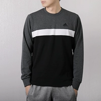 Áo len Adidas Adidas nam 2018 mùa đông mới cổ tròn rộng thể thao áo thun giản dị DW4660 áo hoodie màu đen