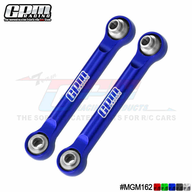 Aluminum 7075 Alloy Front Steering Block Upgrade For Arrma 1/14 Mojave GROM RC Truck (Blue) - Includes Bearings - View #4