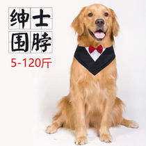 Pet Dog Gentleman Suit Bow Koki Fa Fighting Golden Hair Erha Medium and Large Dog Wedding Cermons