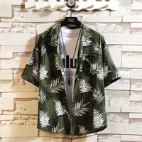 C3032 зеленые и белые цветы