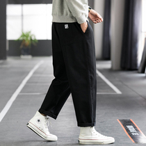 2022 spring and tide signs Ins embroidered trousers Mens Day Department Loose Big Code Work Dress Pants Trend Casual 90% Pants Men