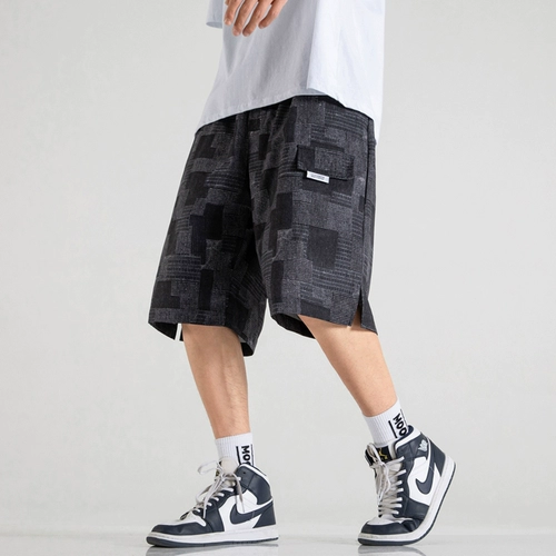 Tide, летние шелковые брендовые шорты, трендовые тонкие штаны, сезон 2021, оверсайз