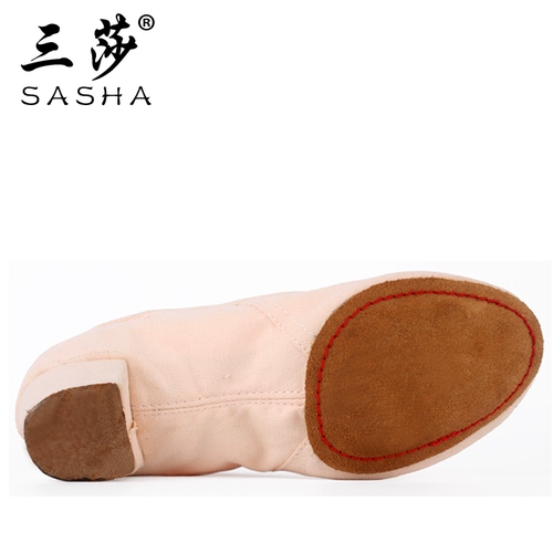 三莎 Тканевая обувь, этнические туфли, из натуральной кожи, мягкая подошва