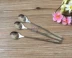 Bộ đồ ăn bằng thép không gỉ muỗng cà phê muỗng khuấy dài tay cầm thìa đá 16cm 19cm có thể in logo thìa đá dài - Cà phê bình pha cà phê Cà phê