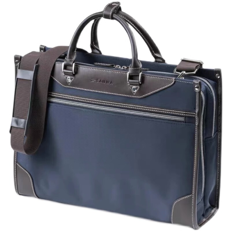 Japan Sanwa Computer Bag 14/ 15.6inch Inch Business Casual Tablet Laptop Bag Single Shoulder Women's Men's Laptop Bag Business Men's Commuter Briefcase Large Capacity Simple Shoulder Bag