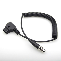 TVlogic monitor power cord B- Port D-TAP to 4-pin minicarnon head four-pin 4xlr spring wire