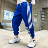 Летнее тонкое шелковое средство от комаров для мальчиков, штаны, подходит для подростков