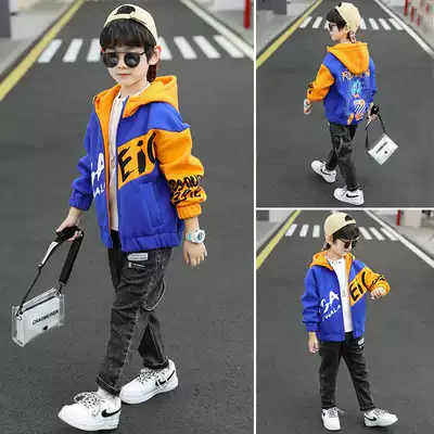 Children's clothing boys 'jackets autumn 2021 new spring and autumn boys' baseball uniforms handsome jackets children's foreign school tops tide