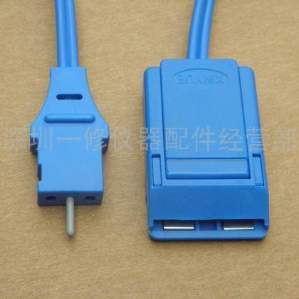 高频利普刀电刀负极板/中性电极连接线/REM接口