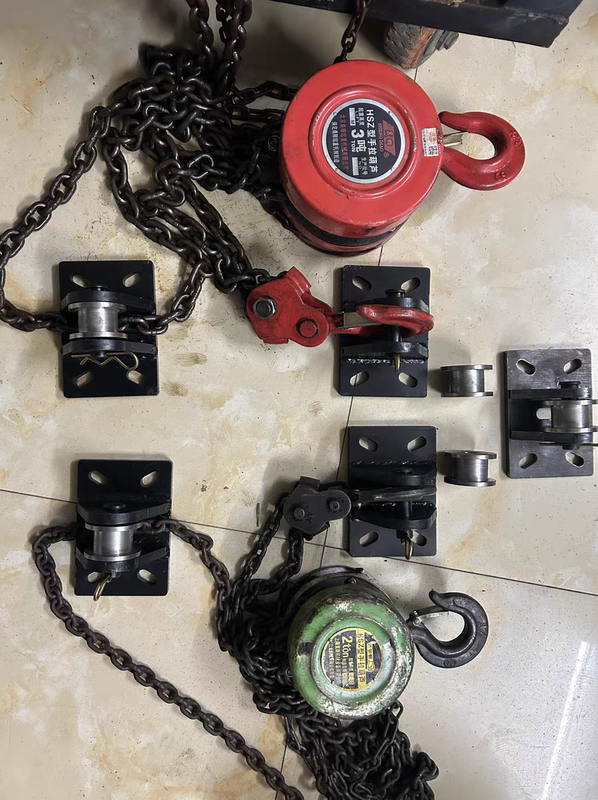 Gourd Chain Reverse Rope Hanging Ear Anchor Point Slow-Down Elevator Inorganic Room Installation and Maintenance Low-Altitude Inverted Chain Lifting Heaven and Earth Wheel