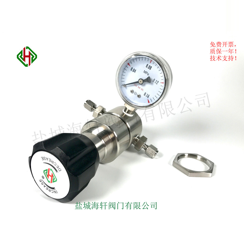 Stainless Steel Back Pressure Valve 316L Pressure Stabilizing Valve Laboratory Chemical Corrosion Gas Liquid Chlorine Oxygen