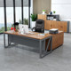 ໂຕະຫ້ອງການແລະເກົ້າອີ້ Zimulin ປະສົມປະສານບັນຍາກາດທີ່ທັນສະໄຫມງ່າຍດາຍ desk manager supervisor office boss desk single
