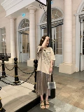 Little Jun Jun Shining Girl Low -Key Fashionable High -End Шампанское блески юбка женская весна и лето