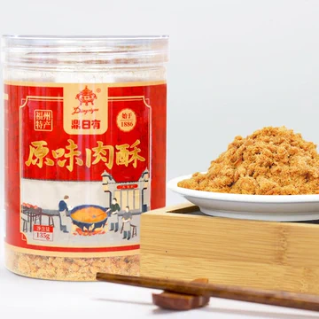 百年品牌鼎日有原味海苔肉酥135g*2罐