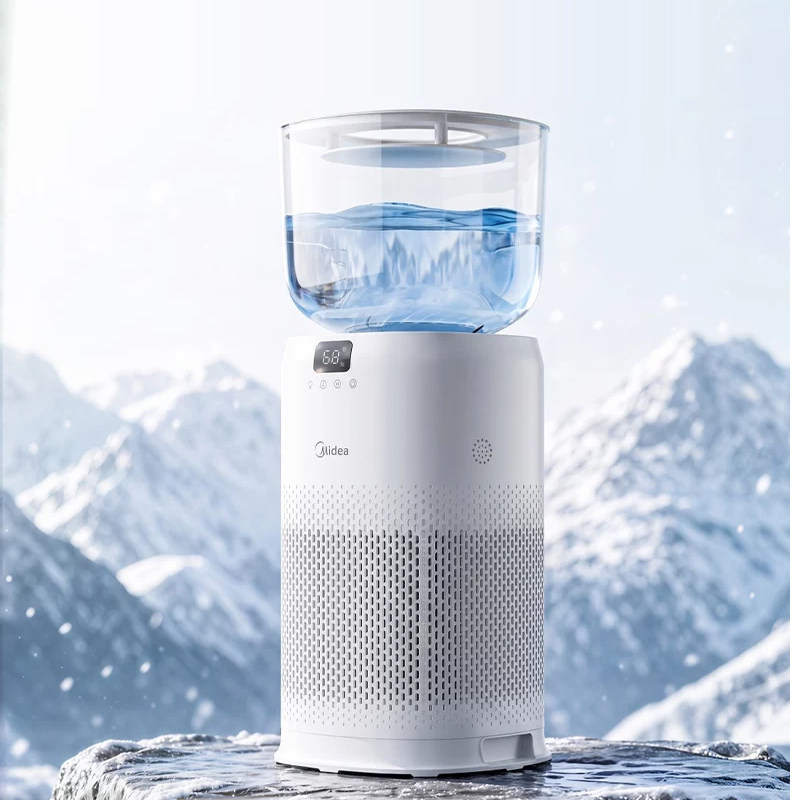 美的无雾加湿器家用语音婴儿卧室静音空调房大容量正品官方旗舰店