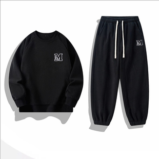 唐狮Desso冬季摇粒绒休闲运动套装男两件套