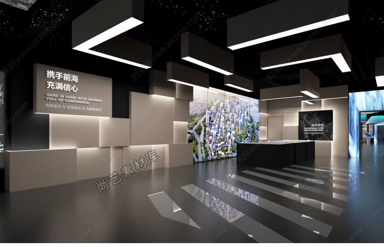 图片[10]-现代科技展览馆展厅SU模型企业数字化展馆体验店草图大师SU模型-cg男孩