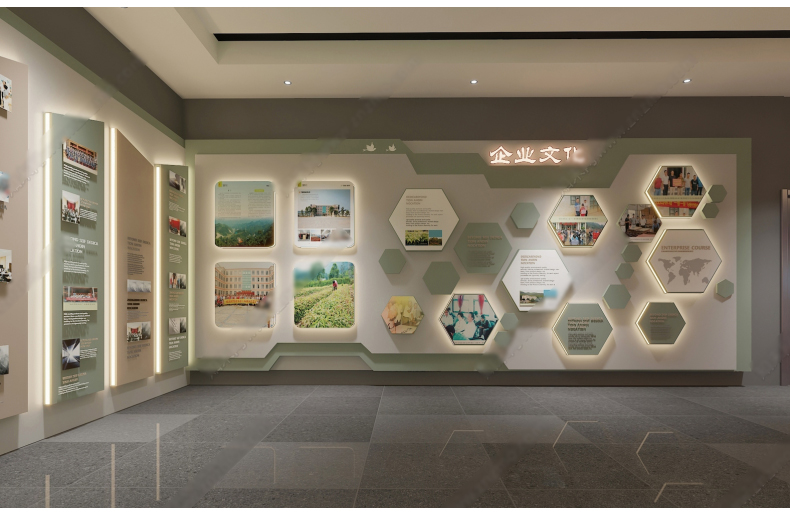 图片[9]-现代企业文化墙SU模型荣誉墙企业墙展示墙办公室背景墙SU草图大师-cg男孩
