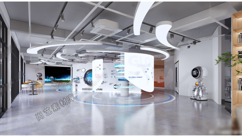 图片[5]-现代科技展览馆展厅SU模型企业数字化展馆体验店草图大师SU模型-cg男孩
