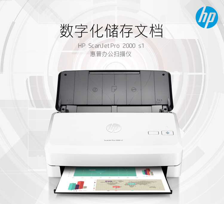 [SF] Máy quét giấy hai mặt tốc độ cao HP HP SCANJET 2000S1 A4 - Máy quét