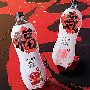 元气森林气泡水无糖汽水1.25L*6