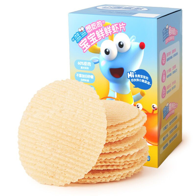 【小鹿蓝蓝】宝宝虾片婴儿辅食