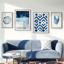 Wall frog Nordic living room decorative painting modern minimalist creative sofa background wall combination mural bedroom abstract hanging painting