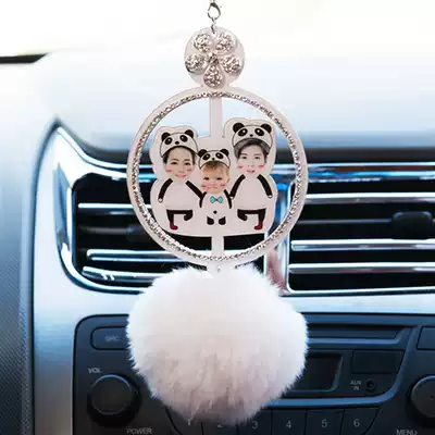 Car pendants, car accessories, car accessories, diy photos, customized Korean crystal pendants, ornaments, high-grade