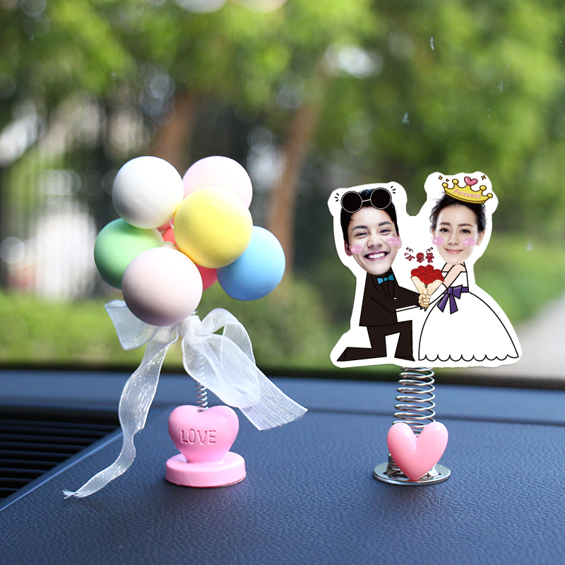 Creative personality car goddess model shaking head car interior decoration supplies ornaments car net red female high-end beautiful