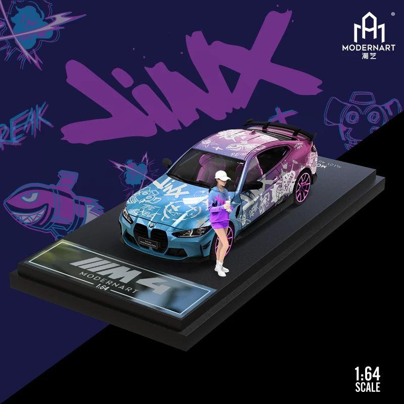 TM 1:64 BMW M4 EXPLODING Jinx Graffit