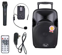 Outdoor speaker K song performance mobile trolley Home high-power audio dancing and singing with wireless microphone Bluetooth