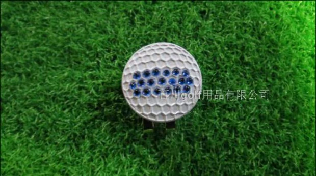 [Double 12 pre] golf rhinestone hat clip phụ kiện phụ kiện đánh dấu vị trí bóng nam và nữ