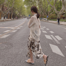 Princess with shirt with shirt harness dress for womens summer satin noodles crushed snow-spinning temperament slim side open fork sexy long dress