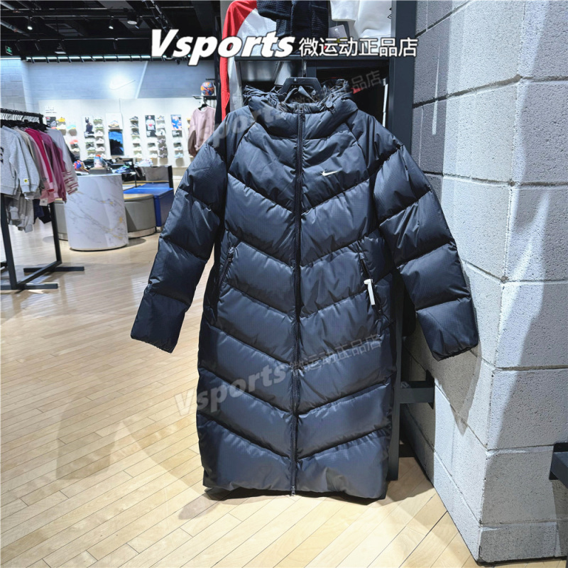 Authentic Nike Long down Jacket for Women, Over-The-Knee Coat, Winter Sports Coat Hf7894 Hv5237-010 Authentic Nike Long down Jacket for Women, Over-The-Knee Coat, Winter Sports Coat Hf7894 Hv5237-010